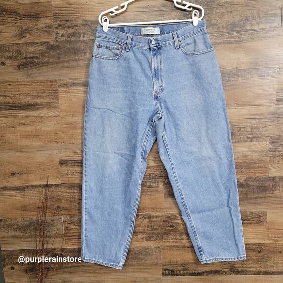 Vtg Levi's Jeans 36x30 Measures 34x29 Comfort Fit 560 Medium Wash Denim - Picture 1 of 12